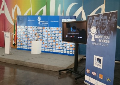 Photo call, roll up y atril para Liga ACB y cualquier evento deportivo o Congresos