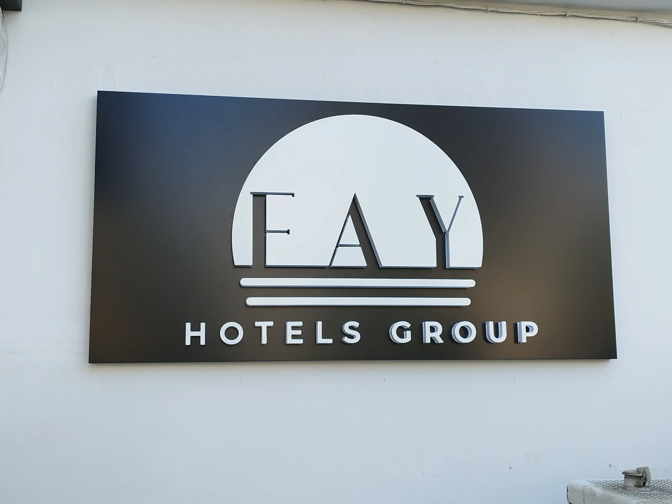 FAY Hotels Group, rotulación, rotulación exterior