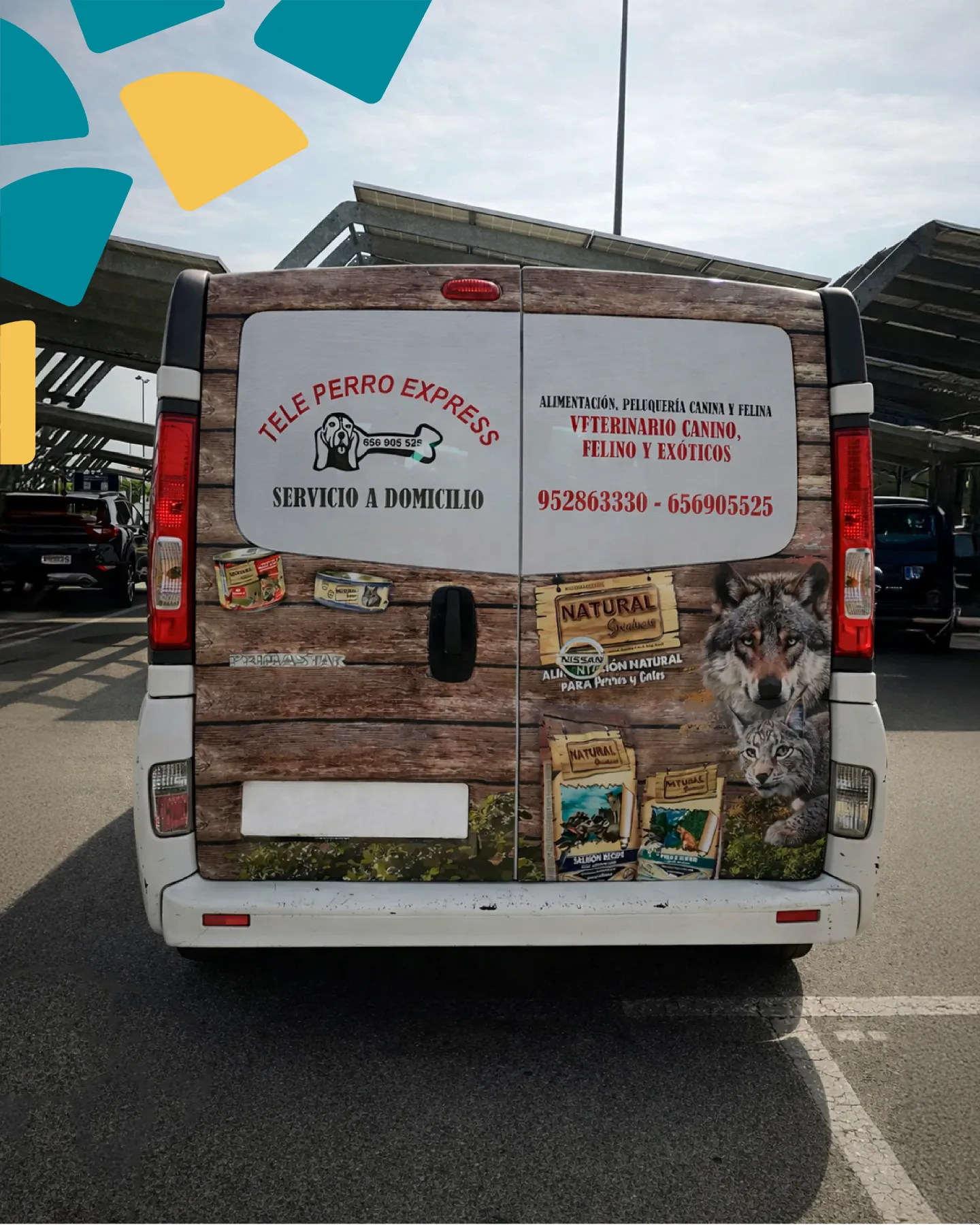 Vinilado furgoneta completa Natural Gourmet Málaga - Indagrafic