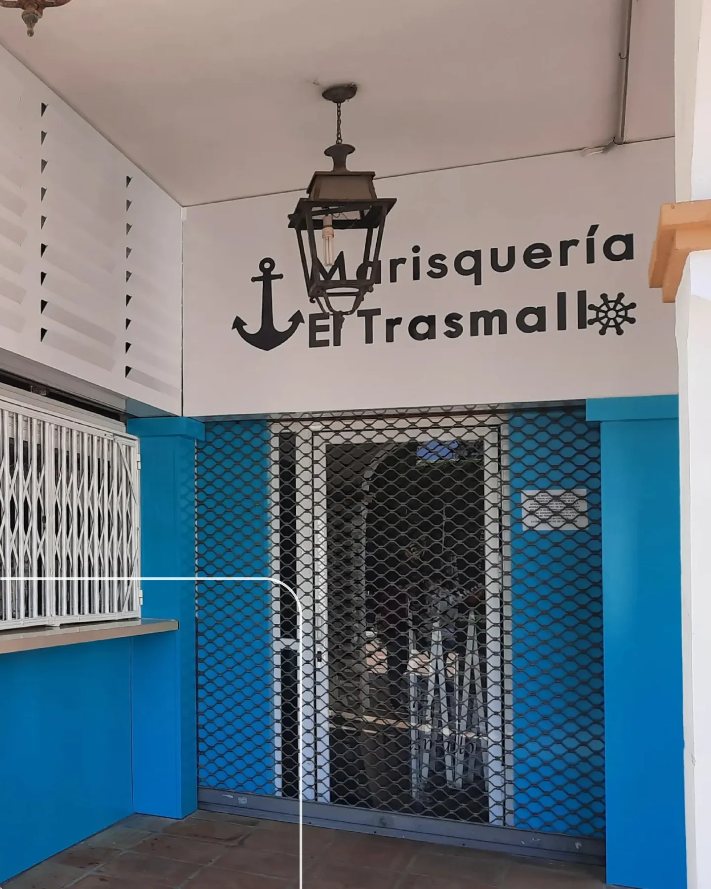 Marisquería El Trasmallo letras corpóreas iluminadas - Indagrafic Málaga
