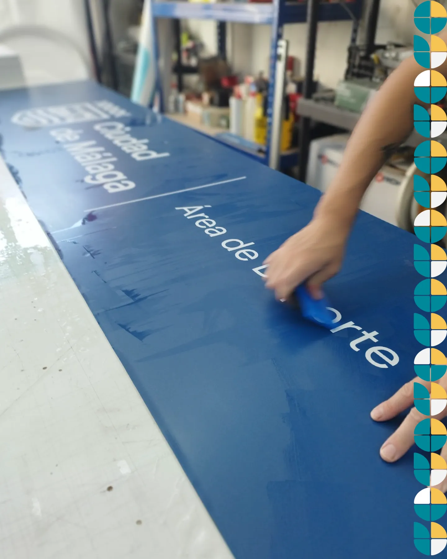 Señalética municipal vía pública Ayuntamiento Málaga - Indagrafic